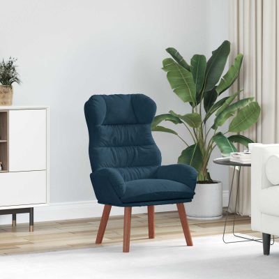 vidaXL kreslo Modrá 69 x 74 x 93 cm Zamat