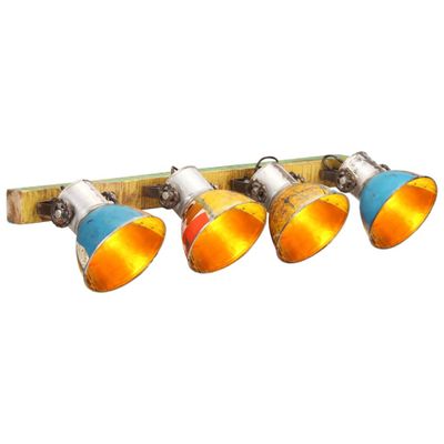 vidaXL Industriálna nástenná lampa farebná 90x25 cm E27