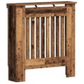 vidaXL Kryt radiátora Staré drevo 78 x 19 x 81,5 cm Kompozitné drevo