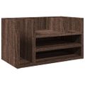 vidaXL Organizér na stôl hnedý dub 44,5x24x25 cm kompozitné drevo