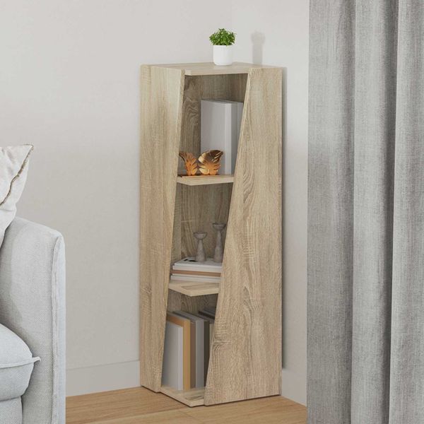 vidaXL Bočná polica Sonoma dub 33 x 32 x 100,5 cm Kompozitné drevo