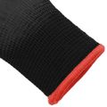 vidaXL Pracovné rukavice 24 ks Čierna 7 / S Polyester