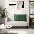 vidaXL Poduška na chrbát Jungle Green 80 x 50 cm Kordúrová tkanina