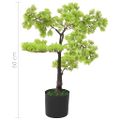 vidaXL Umelý bonsaj, cyprus s kvetináčom 60 cm, zelený