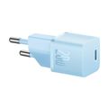 Mini nástenná nabíjačka Baseus GaN5 20 W (modrá)