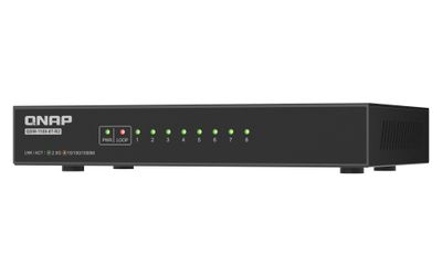 QNAP switch QSW-1108-8T-R2 (8x 2,5GbE port, pasívne chladenie, podpora 100M/1G/2,5G)