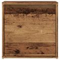 vidaXL Box Zásuvka Old Wood 40,5x40x40 cm Engineered Wood