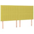 vidaXL Boxspring posteľ s matracom zelená 160x200 cm látka