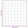vidaXL Letná prikrývka Strieborná 200 x 220 cm Satén a mikrovlákno