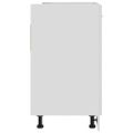 vidaXL Skrinka pod drez “Lyon”, lesklá biela 80x46x81,5 cm