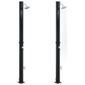 vidaXL Solárna sprcha čierna 220 cm 20 l
