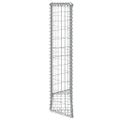 vidaXL Trapézový gabiónový vyvýšený kôš pozinkovaná oceľ 100x20x100 cm