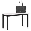 vidaXL lavička Biela 80 x 35 x 45 cm Masívne borovicové drevo