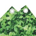 vidaXL Balkónová zástena, motív s rastlinami, zelená 300x75 cm, PVC