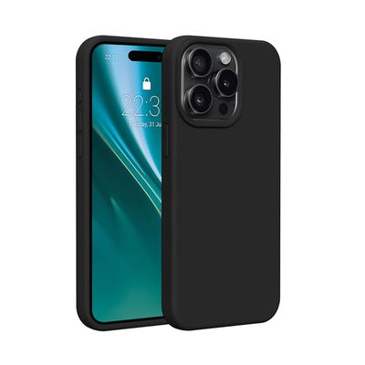 Etteri Silikónové puzdro pre iPhone 12 / 12 Pro 6,1" čierna