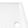 vidaXL Sprchová vanička s protišmykovými výbežkami biela 80x120x4 cm ABS