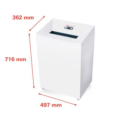 skartovač HSM Pure 530 / 1,9 x 15 / 4 / 9 - 11 listov/ 300 / 80l / nonstop / cross