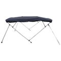 vidaXL Strieška Bimini so 4 oblúkmi a stenami 243x(170-182)x137 cm