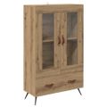 vidaXL Highboard Remeselný dub 69,5 x 31 x 115 cm
