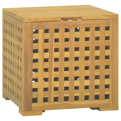 vidaXL Box na laná 40x40x40 cm masívne teakové drevo