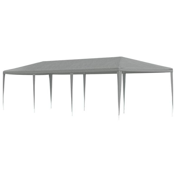 vidaXL Párty stan Svetlosivá 900 x 300 x 255 cm PE a oceľ