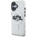 Puzdro Karl Lagerfeld pre iPhone 17 6,1" IML Choupette Sketch Logo MagSafe priehľadné