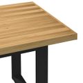 vidaXL Jedálenský stôl NOAIN s nohami v tvare U 180x90x75 cm masívne drevo borovica