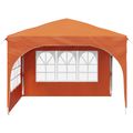vidaXL Prístrešok na párty 290 x 290 x 245 cm Oranžová