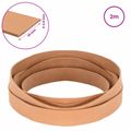 vidaXL Kožený remienok 1 Svetlohnedá 200 x 2,5 cm Koža