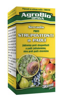Prípravok proti chrastavitosti a padlí AGROBIO Sercadis 30ml