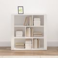 vidaXL Komoda biela 80x30x80 cm spracované drevo