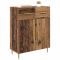 vidaXL Servírovacia skriňa Staré drevo 69,5 x 34 x 90 cm