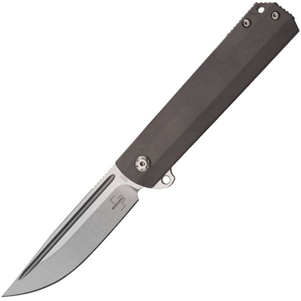Böker Plus 01BO640 Cataclyst vreckový nôž 7,5 cm, titán, spona, nylonové puzdro