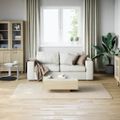 vidaXL Prateľný koberec, huňatý, krátky vlas 160x230 cm, protišmykový