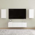 vidaXL TV skrinky 2 ks, biele 30,5x30x60 cm, kompozitné drevo
