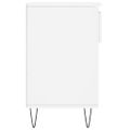 vidaXL Botník biely 102x36x60 cm spracované drevo