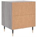 vidaXL Nočné stolíky 2 ks sivé sonoma 40x35x47,5 cm kompozitné drevo
