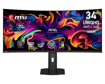 MSI MAG/341CQP X28/34''/QD-OLED/UWQHD/280Hz/0,03ms/Čierna/3R