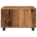 vidaXL Konferenčný stolík staré drevo 60x60x38 cm kompozitné drevo