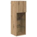 vidaXL Nástenný TV kabinet 30,5 x 30 x 90 cm Remeselný dub