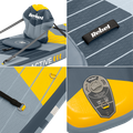 Paddleboard SUP REBEL ACTIVE RBA-4512 PRO TOURING 381x81x15 sivý