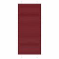 vidaXL Plisovaná roleta bordová červená 85x200 cm šírka látky 84,4 cm polyester