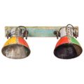 vidaXL Industriálna nástenná lampa viacfarebná 45x25 cm E27
