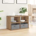 vidaXL Stojan na televízor 79 x 40 x 48 cm Remeselný dub