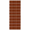 vidaXL Obrubník trávnika 10 pcs 25 x 103 cm Poveternostne odolná oceľ