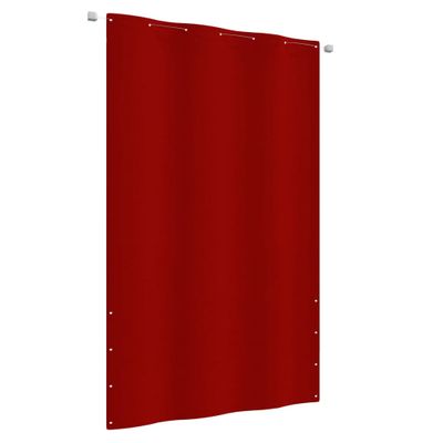 vidaXL Balkónová markíza červená 140x240 cm oxfordská látka
