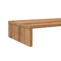 vidaXL Stojan na monitor dub artisian 100x27x10 cm kompozitné drevo