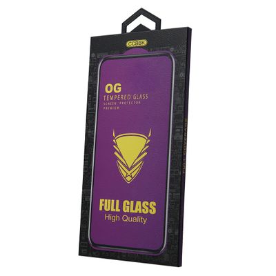 Tempered Glass OG Premium for iPhone 15 6,1" / 16 6,1" black frame