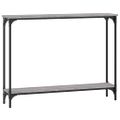 vidaXL Konzolový stolík sivý sonoma 100x22,5x75 cm kompozitné drevo