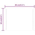 vidaXL LED kúpeľňové zrkadlo 60x80 cm